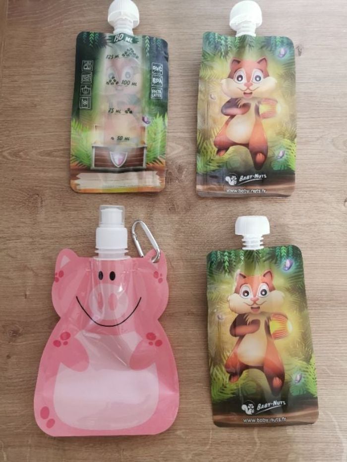 Gourdes compote réutilisables