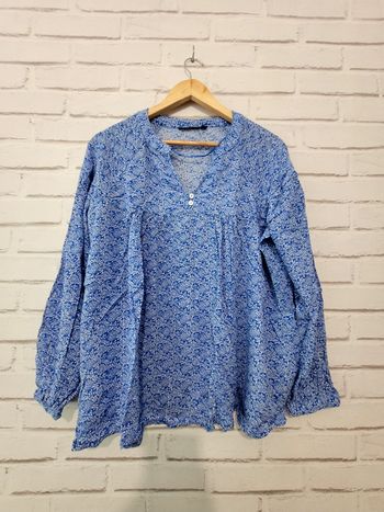 Blouse bleue