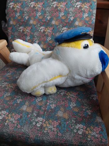 Doudou marionnette avion Zapy's Fleminger