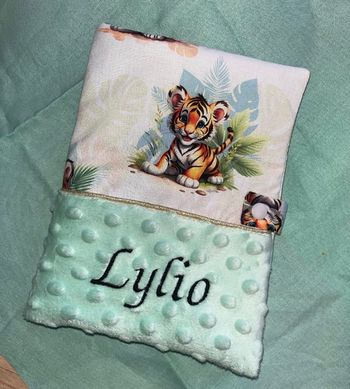 Protège carnet de santé tigre 