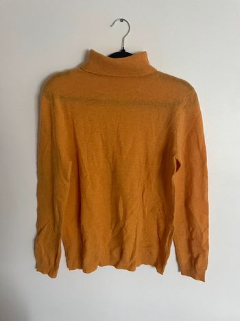 Pull jaune moutarde en laine