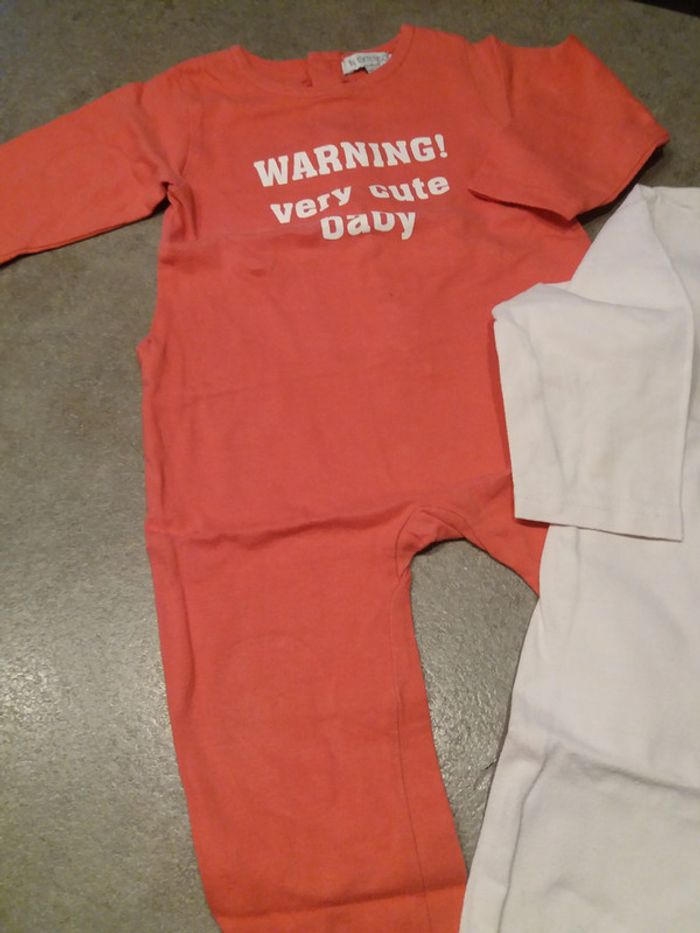 Lot de 2 pyjamas légers 12 mois - photo numéro 4