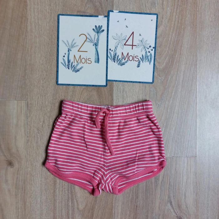 Short rayé 24 mois