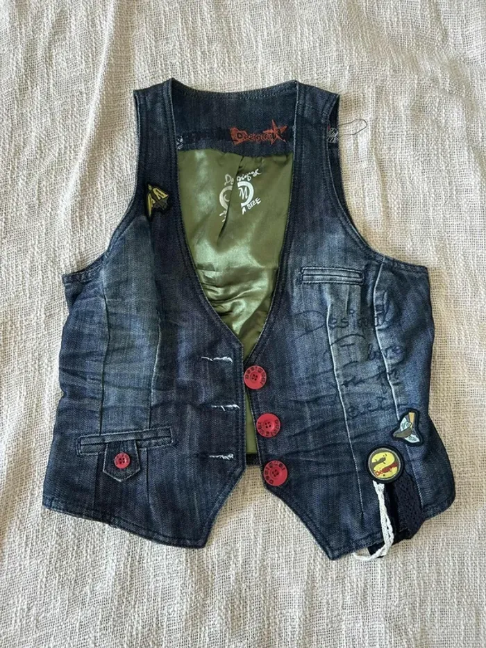 Gilet en Jean Original – Taille M desigual