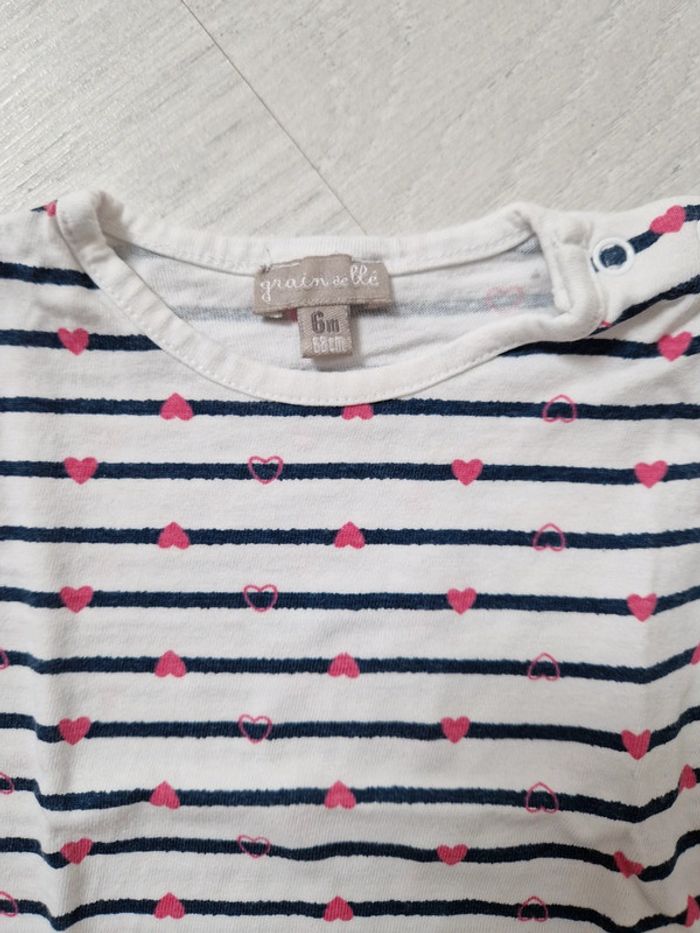 T-shirt fille 6 mois - photo numéro 2
