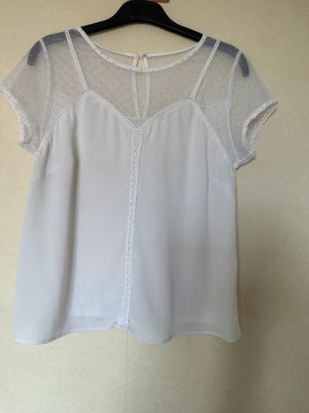 Blouse blanche taille S Naf Naf