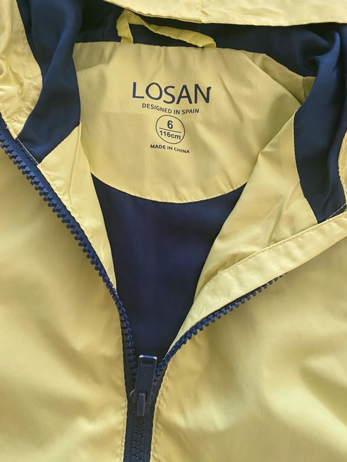 Parka vert anis Losan 6 ans - photo numéro 2
