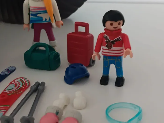 4x4 avec coffre de toit neige playmobil - photo numéro 8