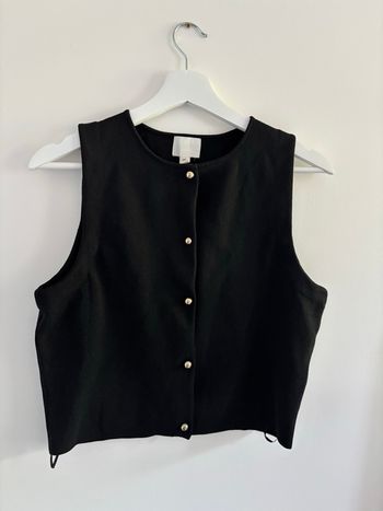 Top chic Zara , taille S noir classe