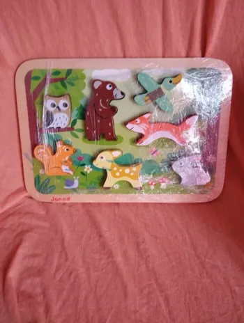 * Puzzle en bois 7 pièces par Janod