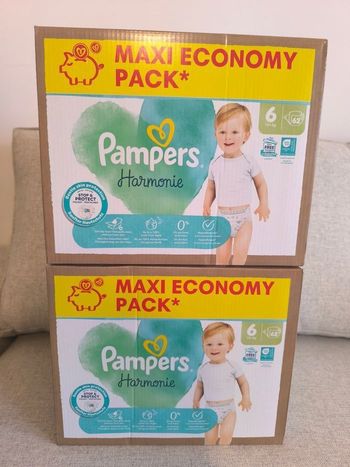 Pampers Harmonie T6 - 2*62 couches