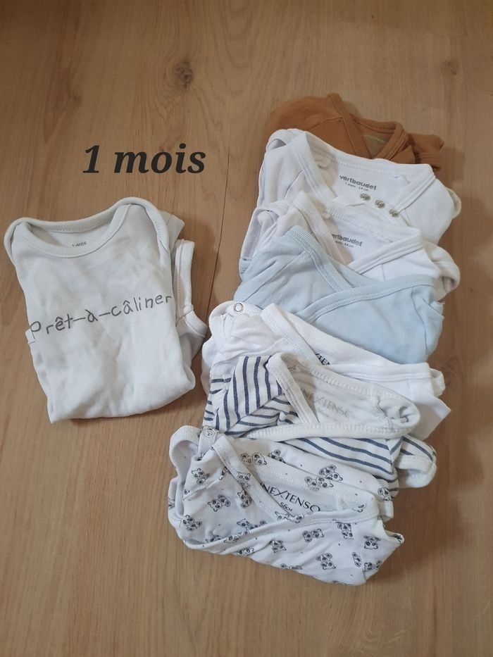 Lot de 7 bodies garçon