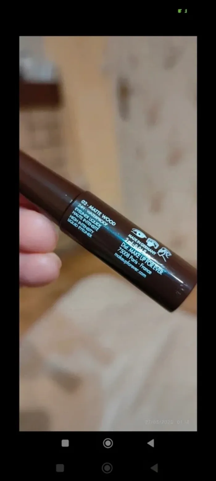 Make Up For Ever AquaResist ColorInk Liquid Eyeliner Teinte 02 Matte Wood
Neuf - photo numéro 2