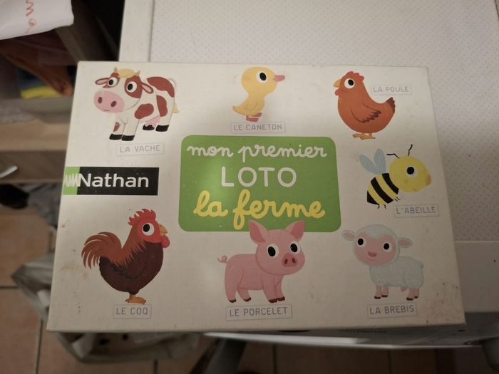 Jeu mon 1er loto de la ferme