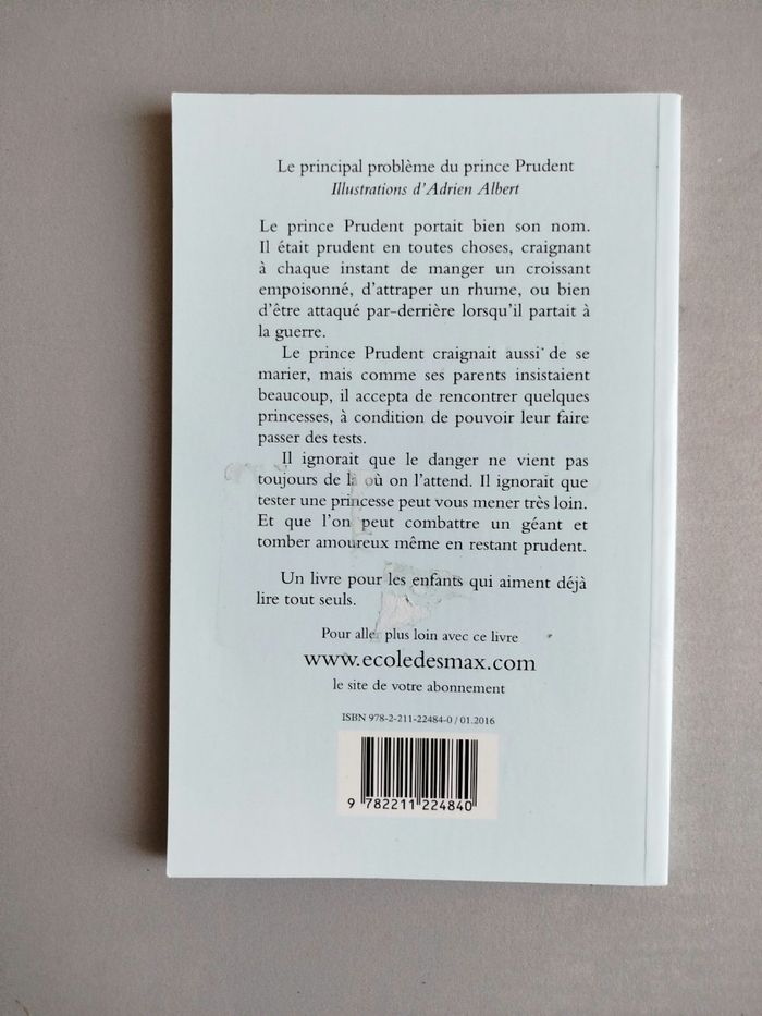 Livre Le principal problème du prince prudent - photo numéro 2