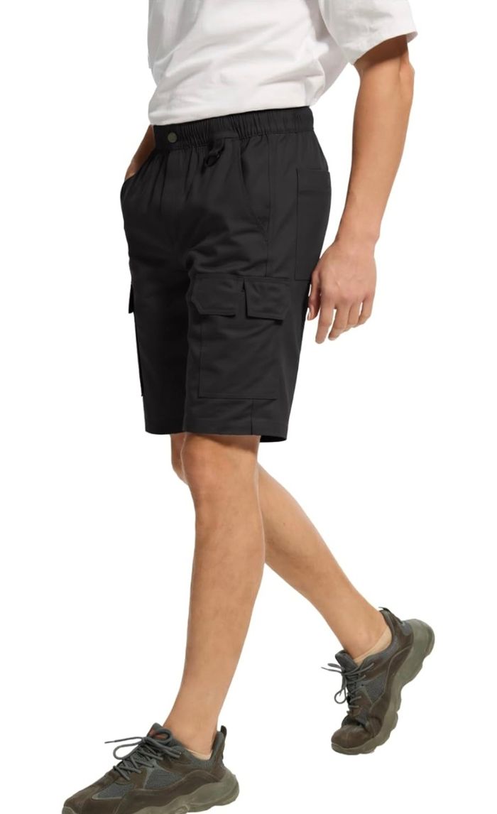 Short homme Cargo  résistant travail noir - photo numéro 3