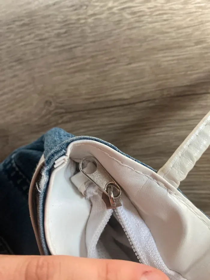 sac à main faux jean ck - photo numéro 5
