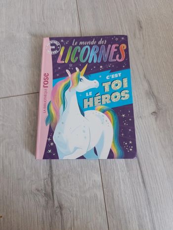 Livre licorne c'est toi le héros