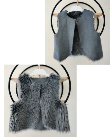 4 ans gilet sans manche  réversible tape a l'oeil