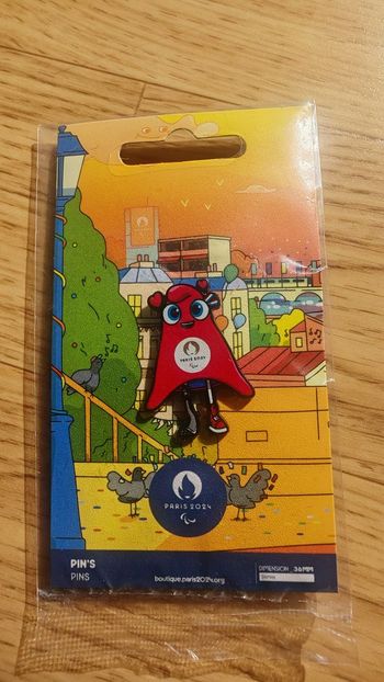 Pin's Mascotte - JO Paris 2024