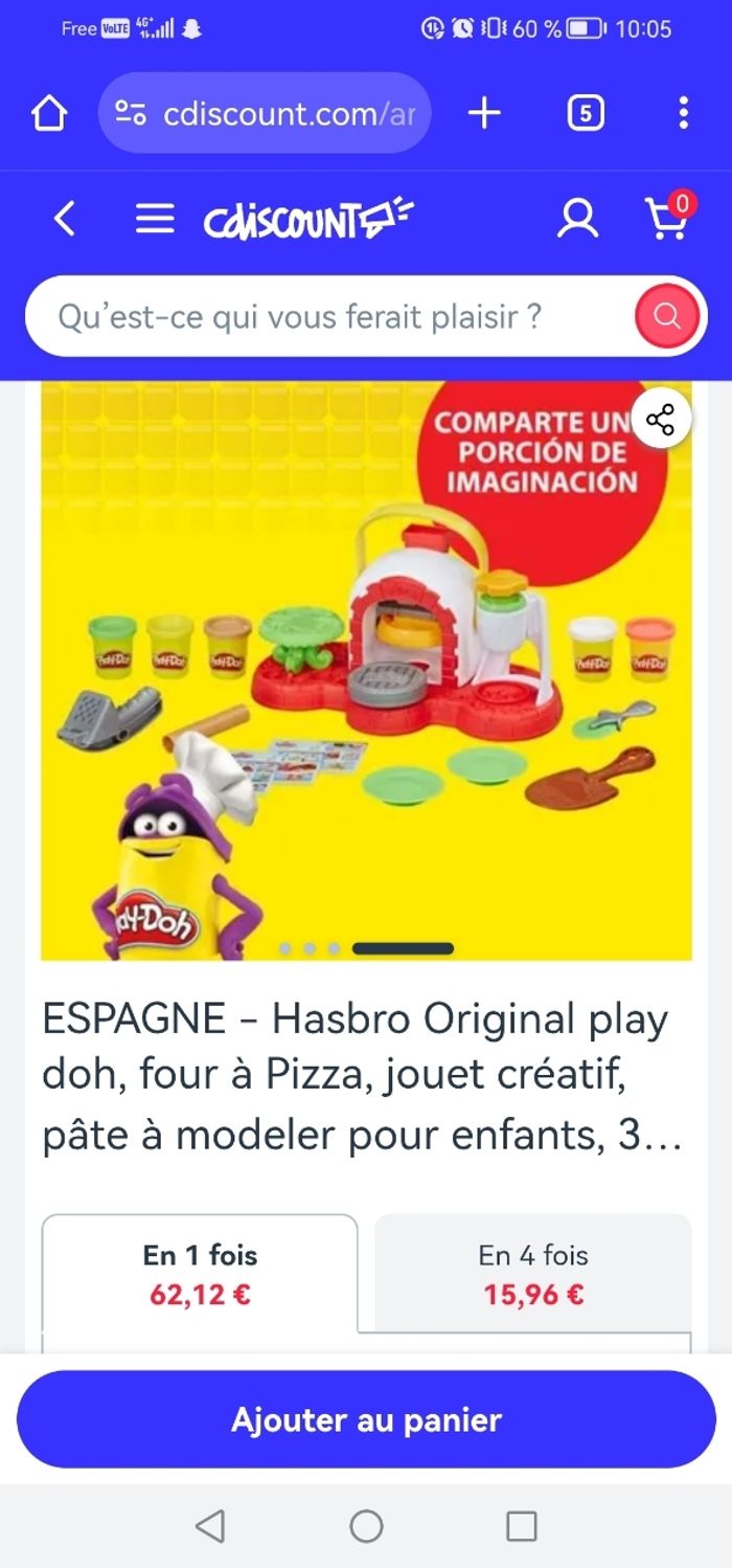Four à pizza play doh - photo numéro 7