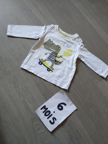 Maillot t-shirt 6 mois garçon