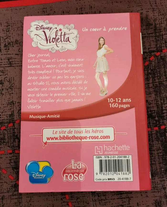 Livre Disney Violetta bibliothèque rose - photo numéro 2