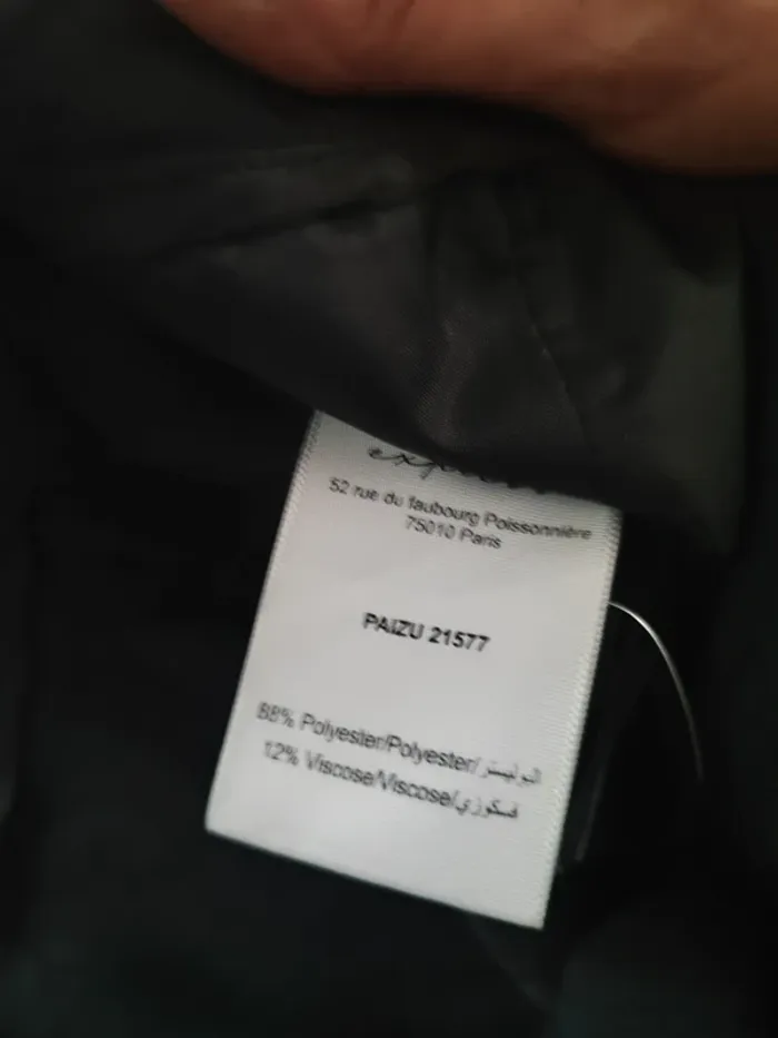 Pantalon droit SUD Express noir Taille 40. Le basique chic et tout confort ! - photo numéro 5