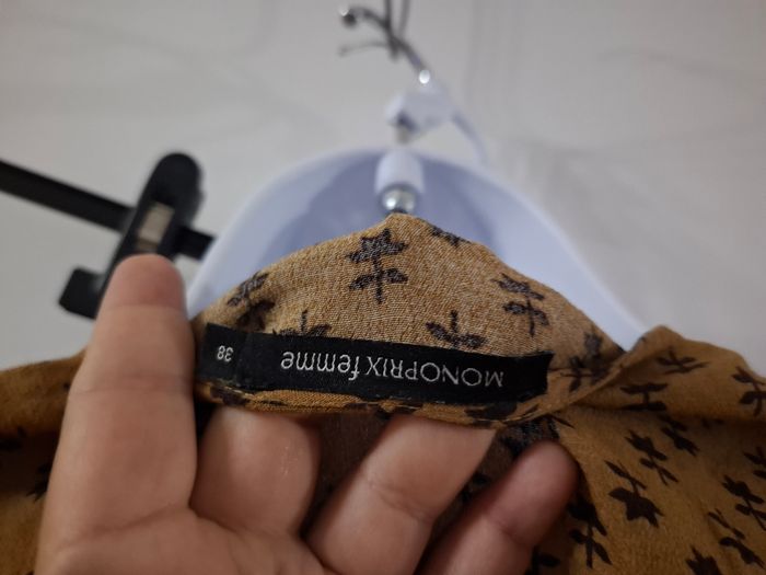 Blouse cache cœur monoprix taille 38 en très bon état (détail dans l annonce ) - photo numéro 4