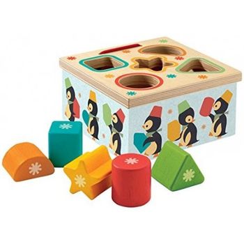 Geo junzo boîte à forme Djeco jouet en bois