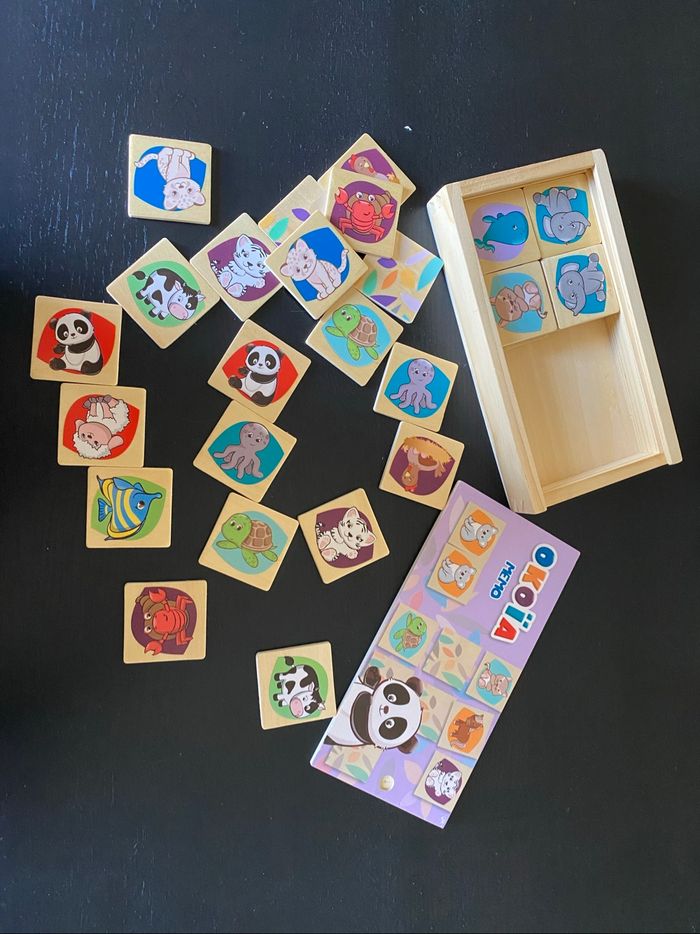 jeu de mémorisation Okoïa en bois