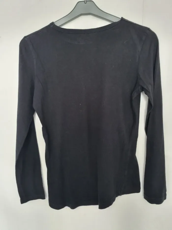 T-shirt à manches longues fille - 16 ans (174cm) - Complices - Noir - photo numéro 4