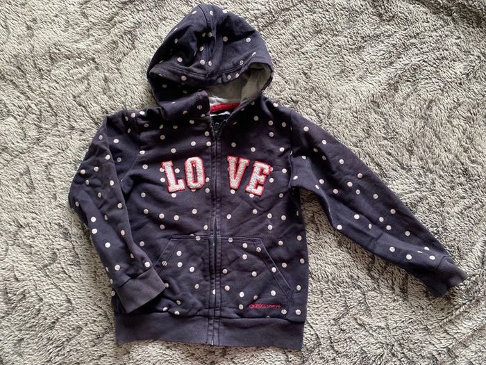 Veste bleu à capuche Okaidi - 6 ans