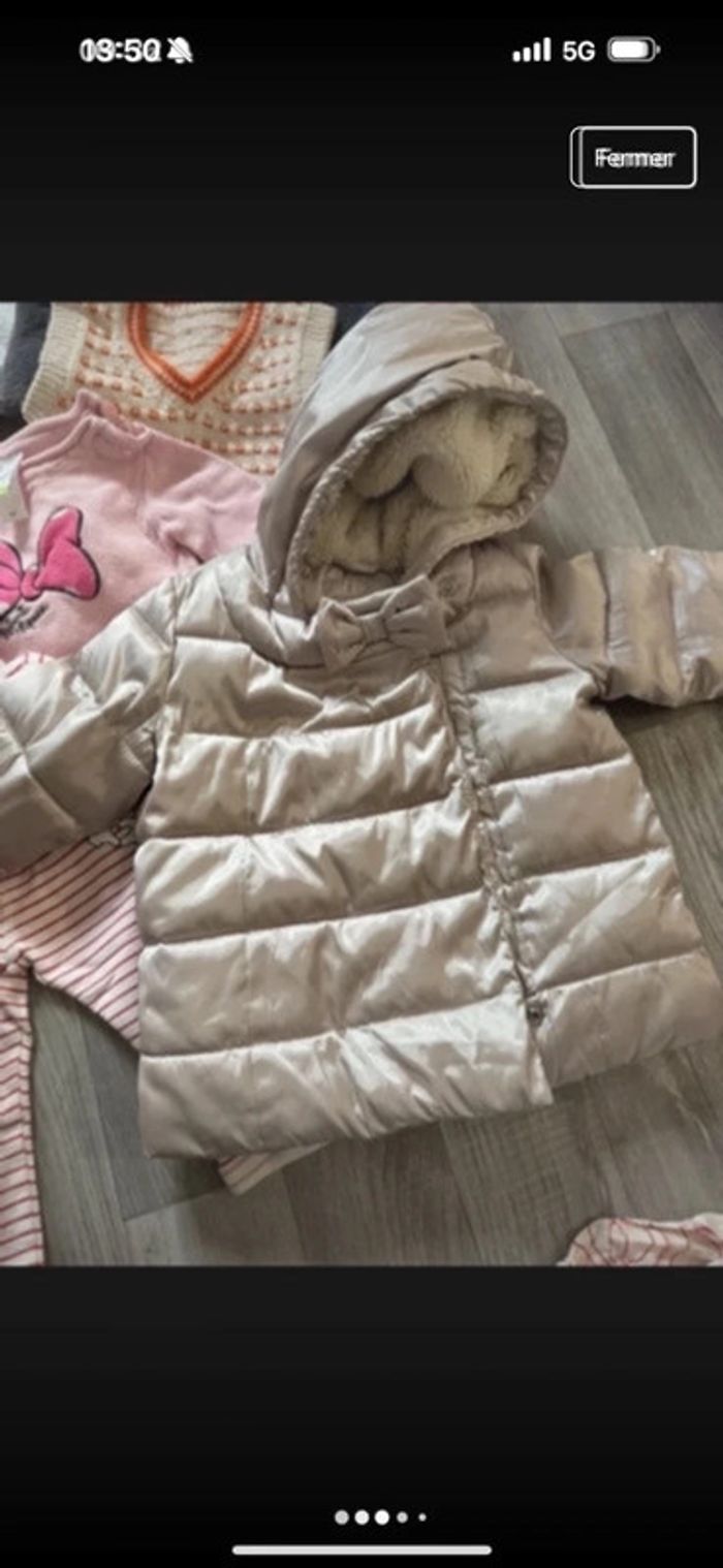 Lot de 11 vêtement bébé hiver fille - photo numéro 3