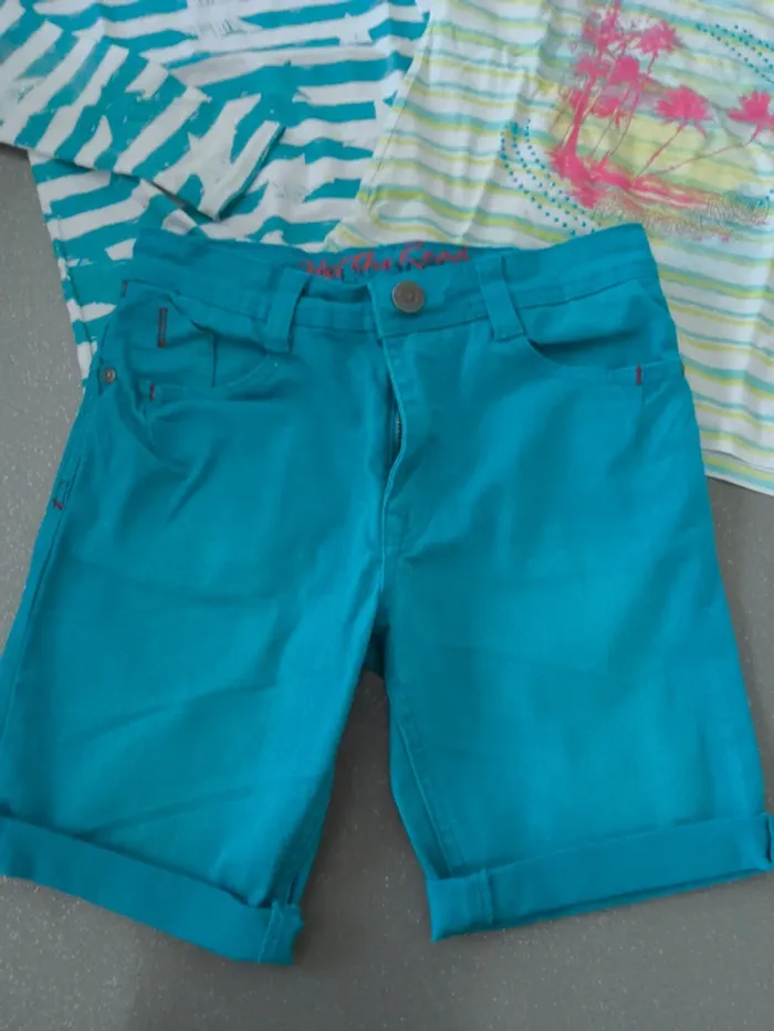 Lot t shirts et shorts - photo numéro 8