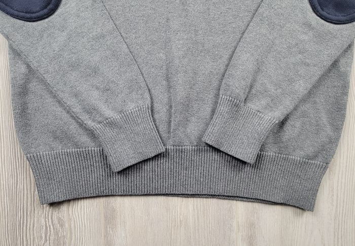 Pull Eden Park gris à bandes bleue et blanche – col rond – taille S – comme neuf - photo numéro 5