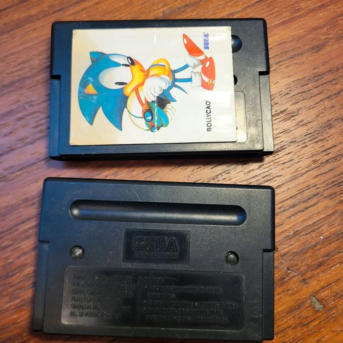 2 jeux Sonic Sega Mega Drive - photo numéro 3