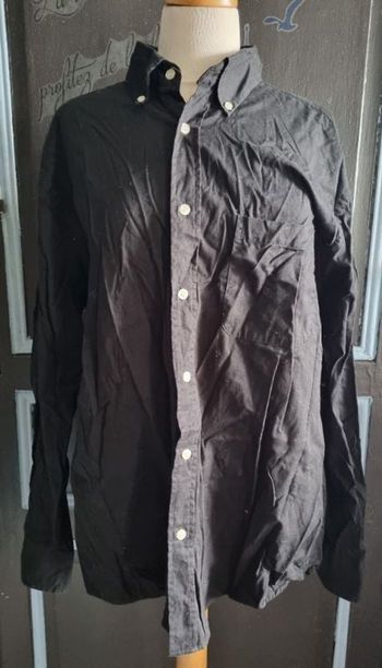 Chemise noir manches longues taille XL