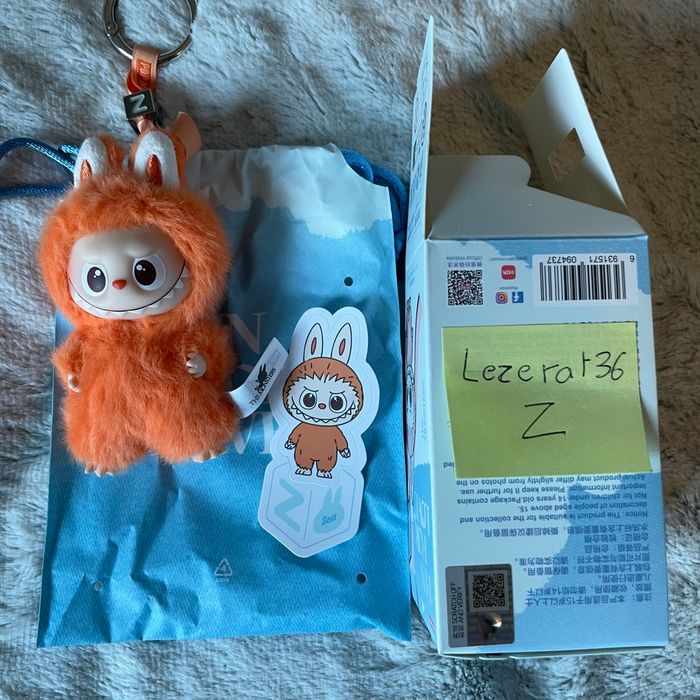 Peluche LABUBU Pin for Love – Lettre Z (POP MART)