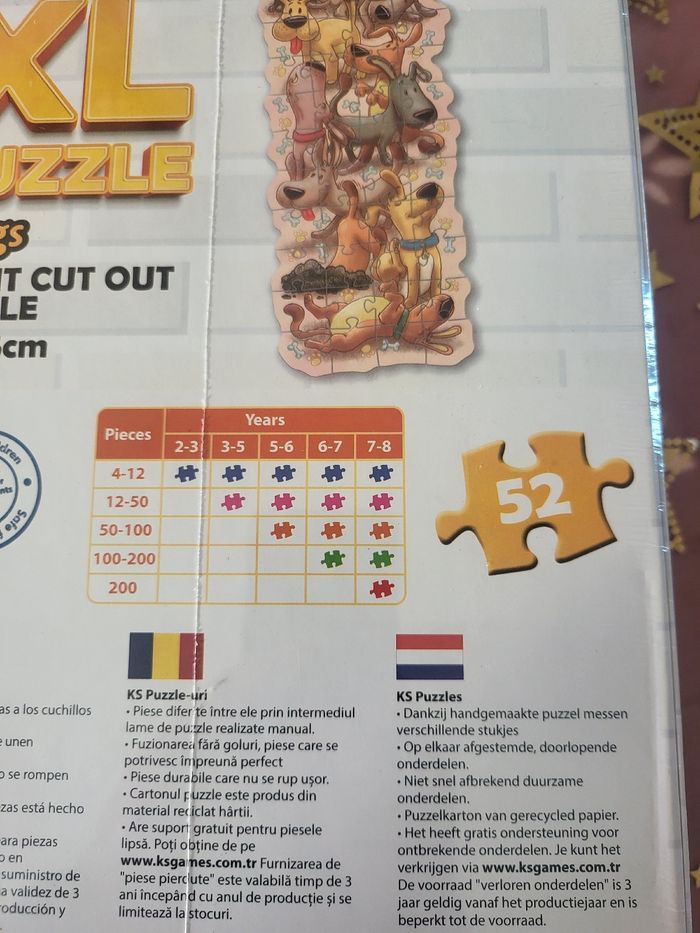 XL puzzle dogs ( chiens )🐕  52 34x95 - photo numéro 4