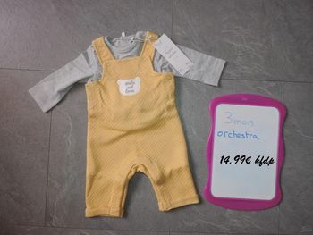 ensemble orchestra taille 3 mois