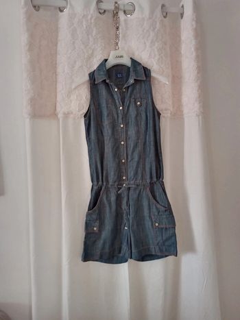 Combi short en jean 42