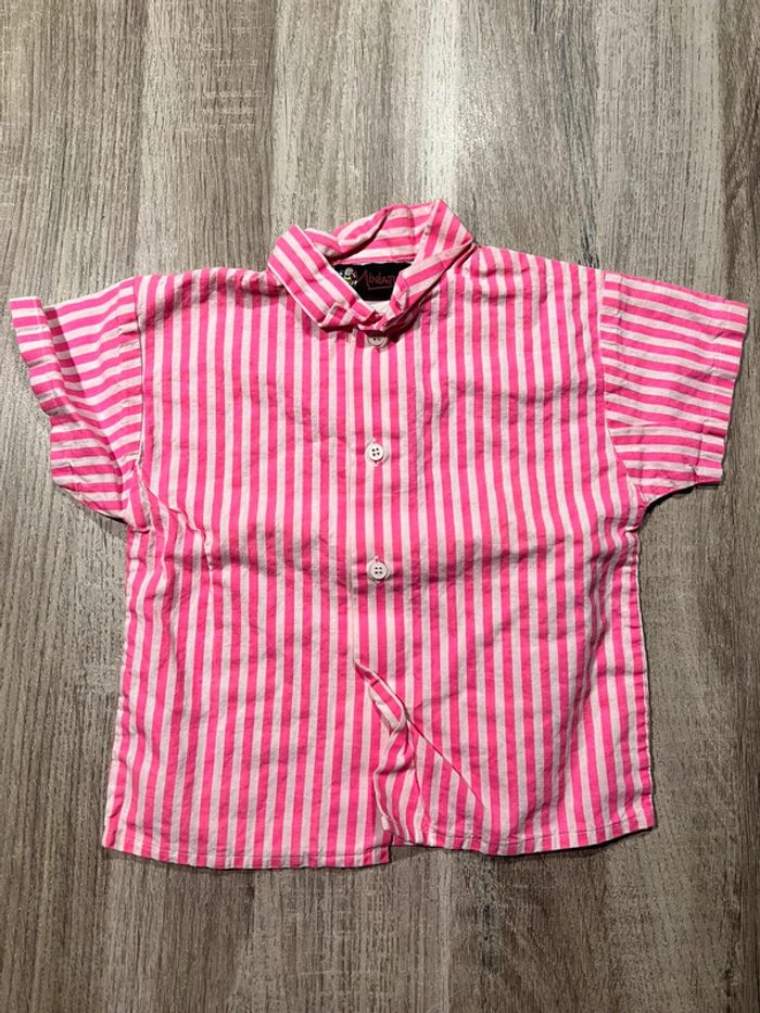 Chemise lignée