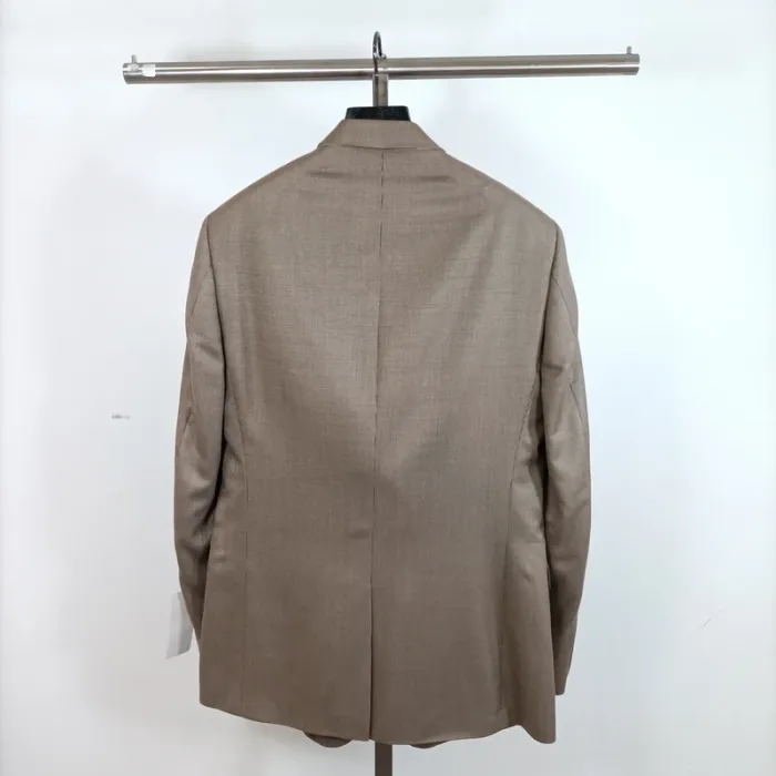 Veste de costume beige Optimal en bambou - Taille 52 A491 - photo numéro 11
