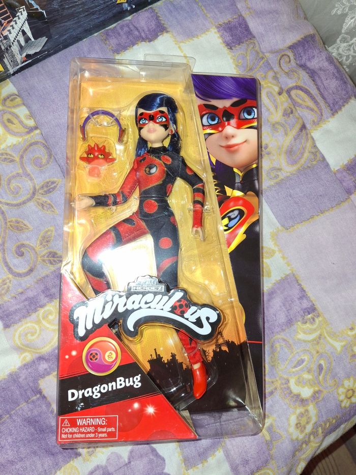 Poupée miraculous dragonbug