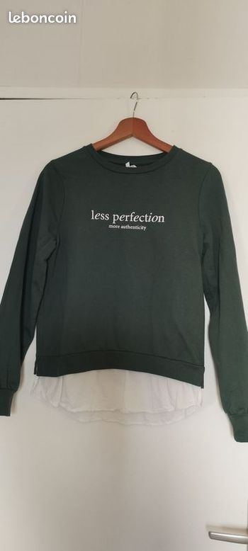 Sweat-shirt 2 en 1 femme