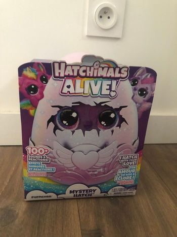Hatchimals Alive peluche mystérieuse pufficorn