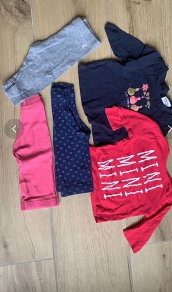 Lot de 3 legging 3 mois petit bateau + 2 t shirts TAO