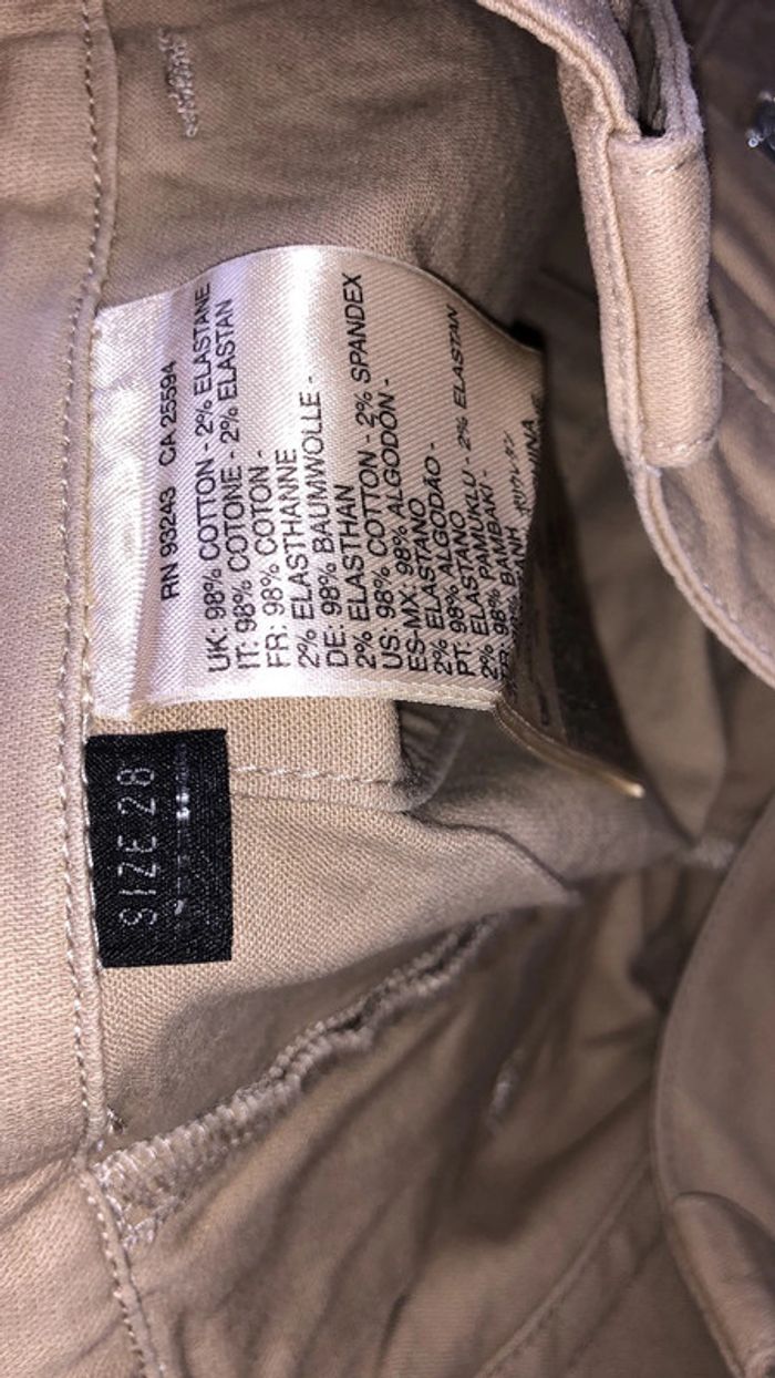 Pantalon diesel beige 38 - photo numéro 3