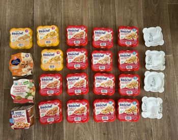Lot 25 repas bébé Blédichef dès 15,18 mois